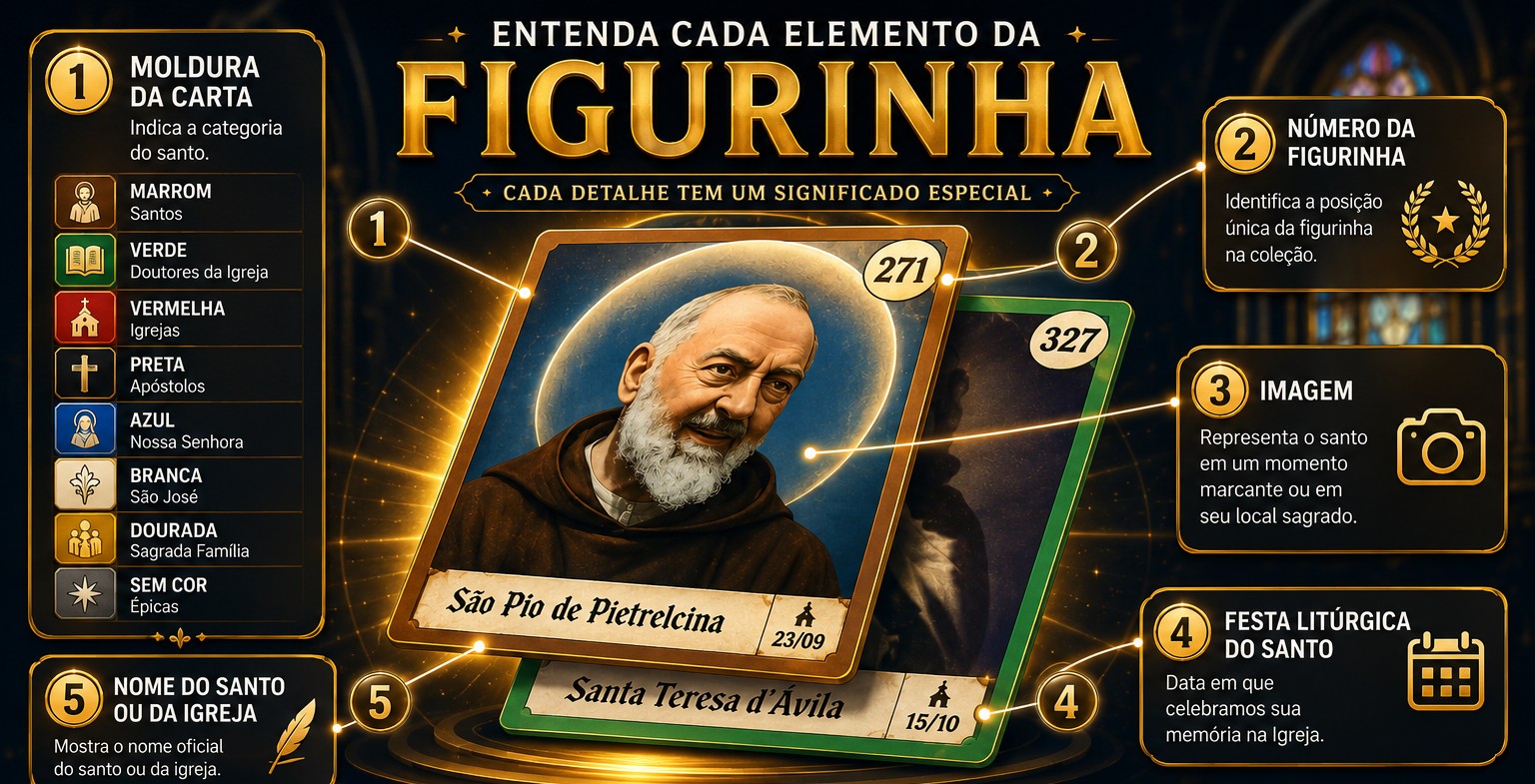 Entenda cada elemento da figurinha
